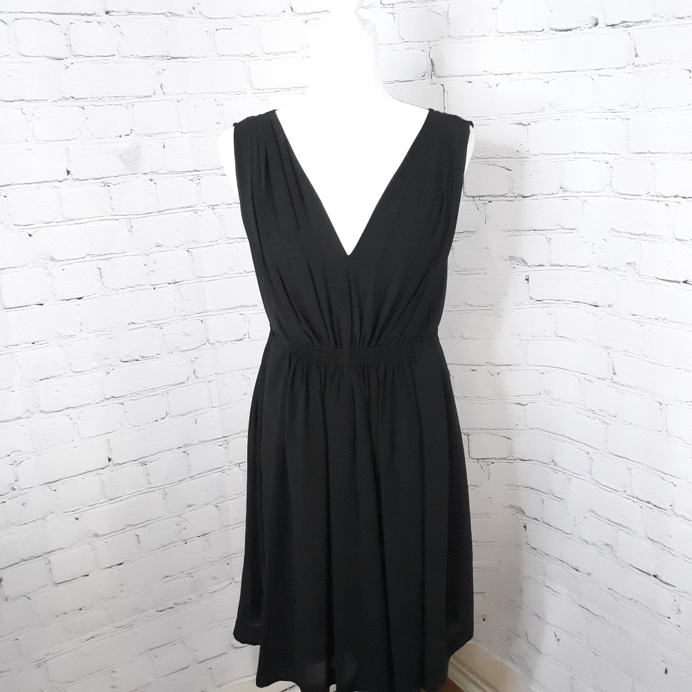 ANTHRO HD IN PARIS Black Grecian Style Dress 4